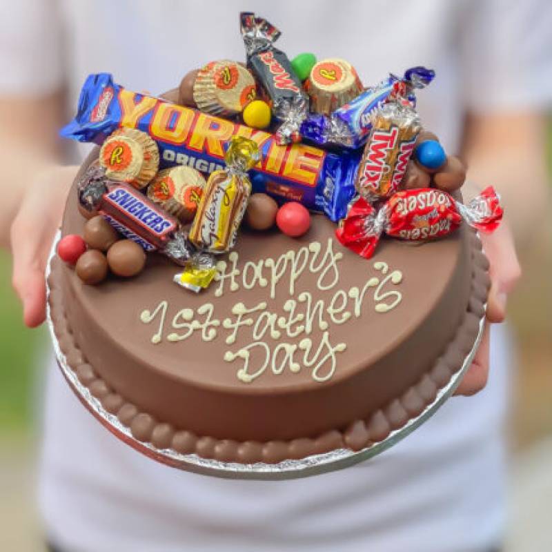 Fathers Day Giant Smash Cake